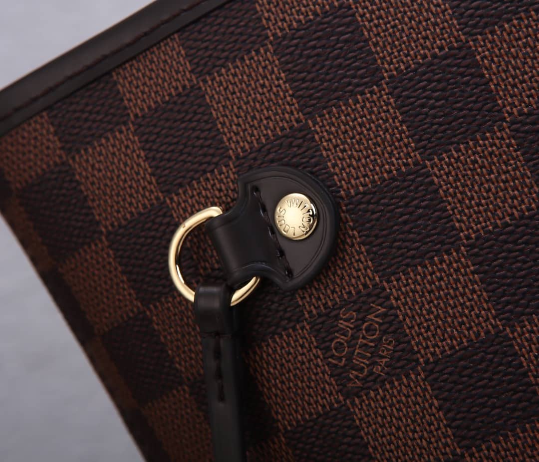 L0vis Vvtt0n Neverfull MM Damier Ebene Tote Replica Pink N41358