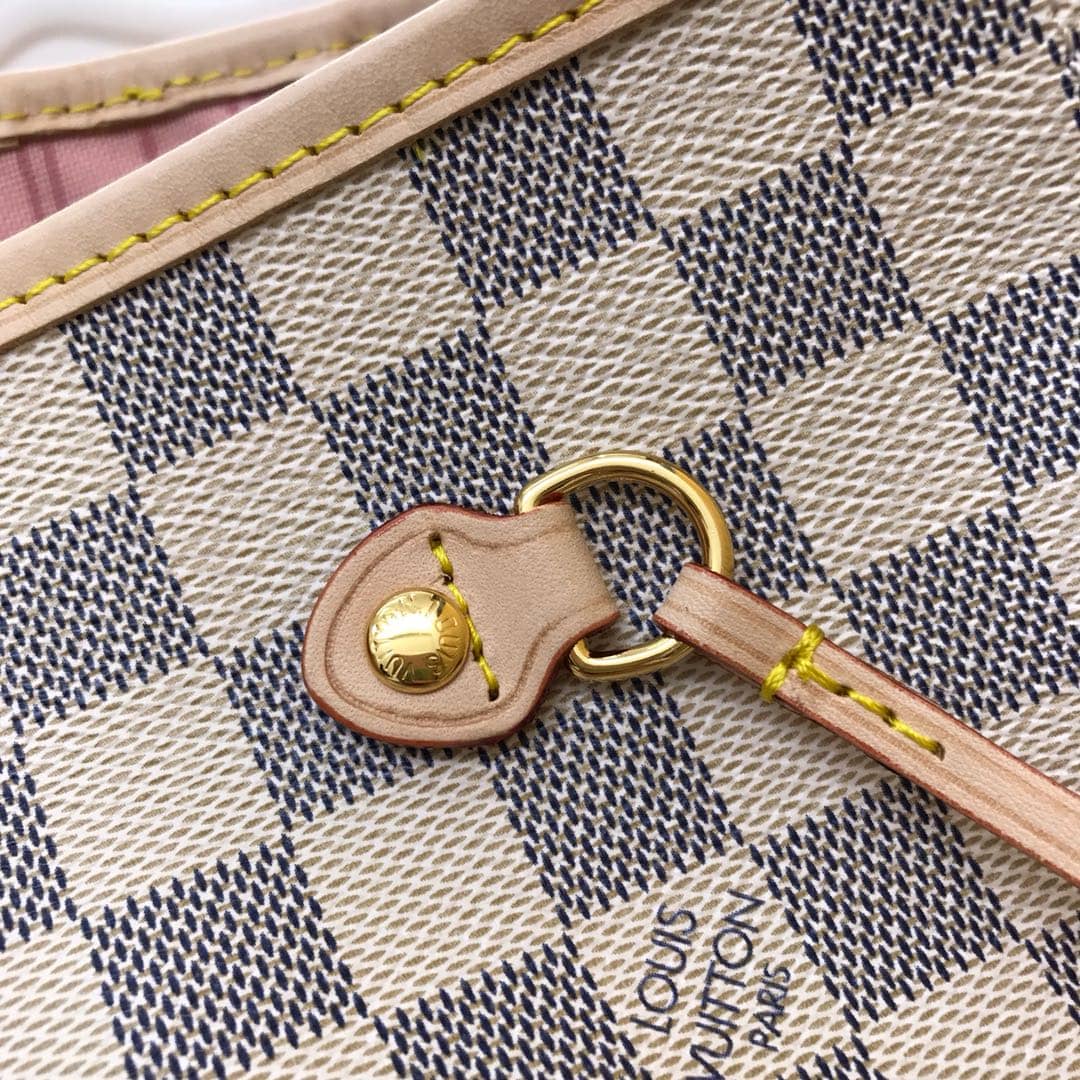 L0vis Vvtt0n Neverfull Dupe MM Damier Azur Bag N40995