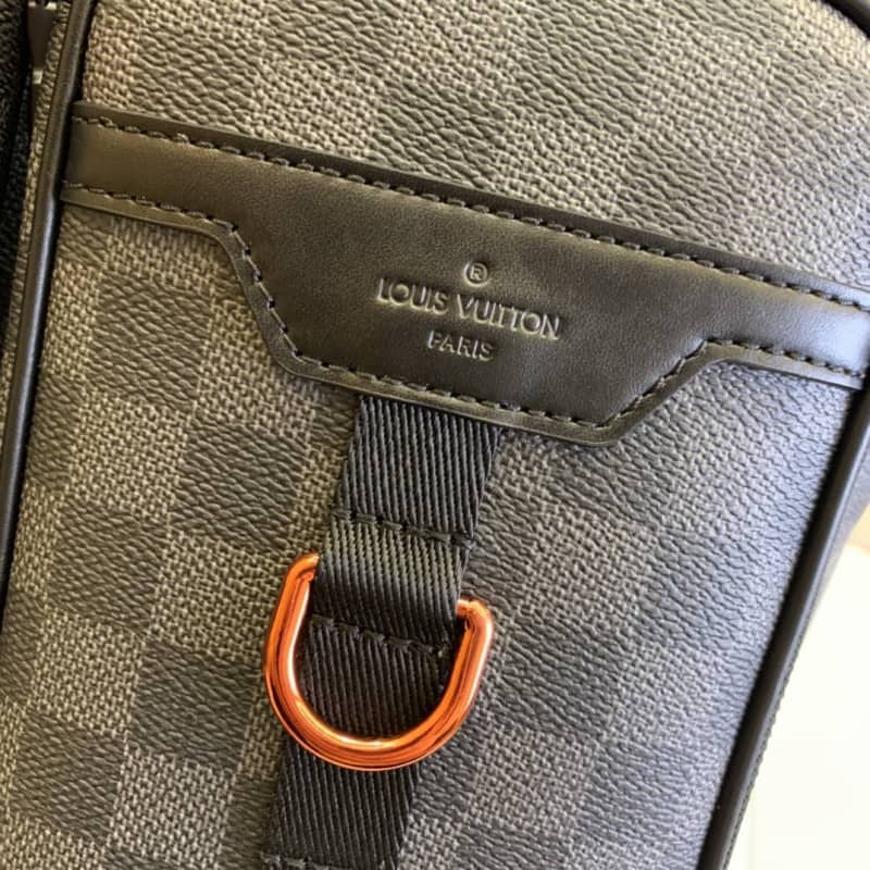 L0vis Vvtt0n Damier Graphite Coated Canvas Utility Replica Backpack N40279