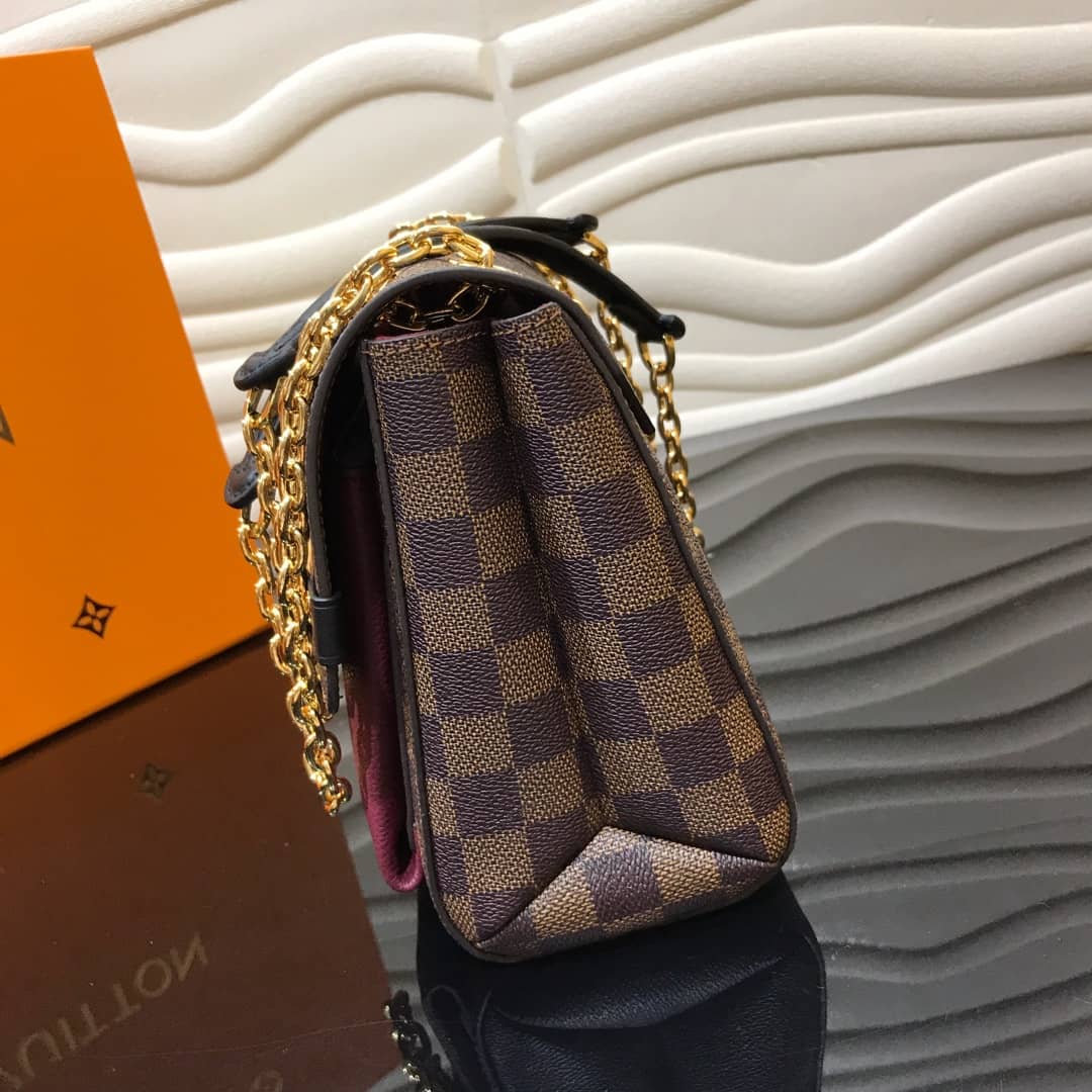 L0vis Vvtt0n Vavin PM Damier Ebene Replica Shoulder Bag Purple N40113