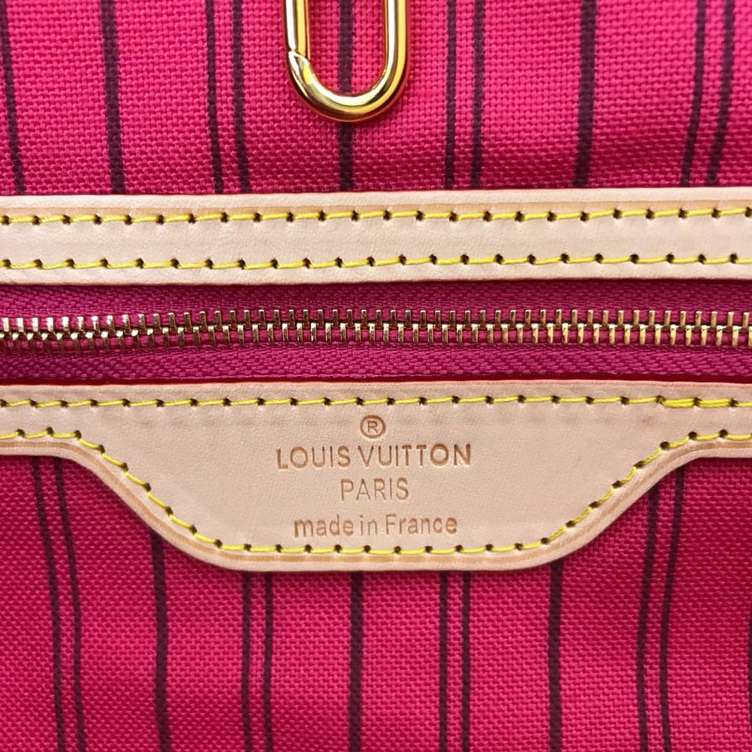 L0vis Vvtt0n Neverfull Dupe Monogram GM Shoulder Bag Replica Pink M40990