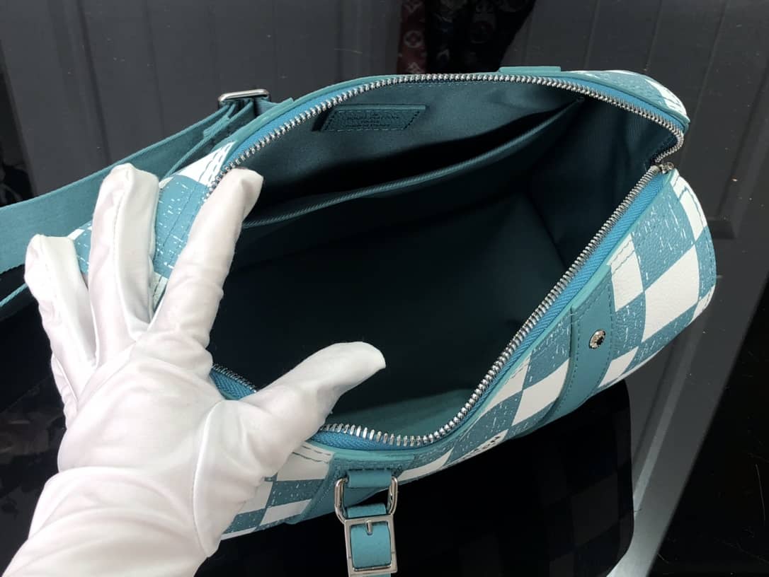 L0vis Vvtt0n City Keepall Damier Turquoise Replica Shoulder Bag N50076