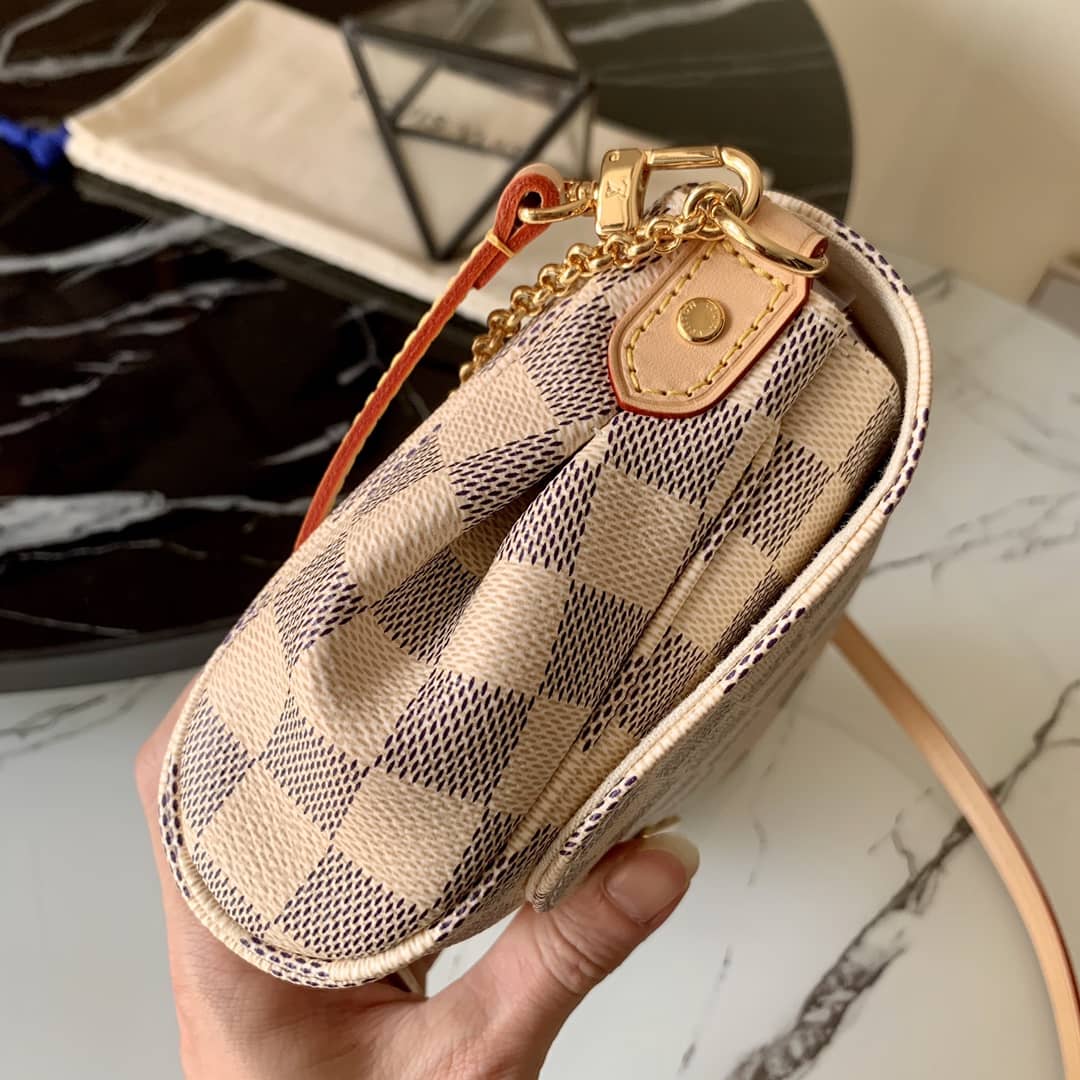 L0vis Vvtt0n Favorite PM Demier Azur Chain Replica Handbag N41277