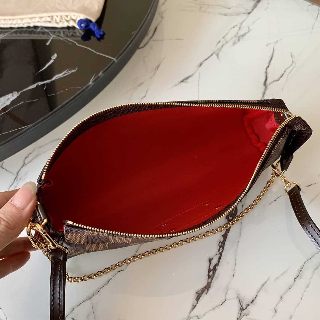 L0vis Vvtt0n Eva 2way Pouch Damier Chain Replica Bag N55213