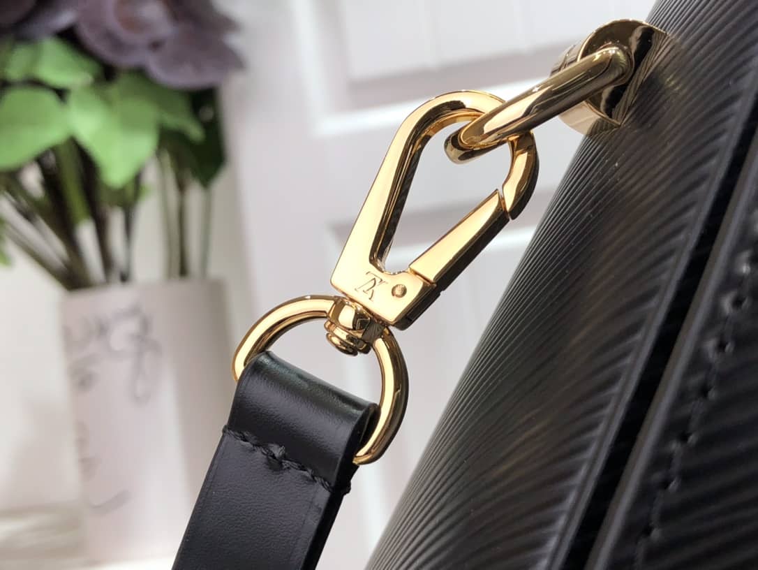 L0vis Vvtt0n Twist MM Epi Grained Leather Replica Bag Black M58689