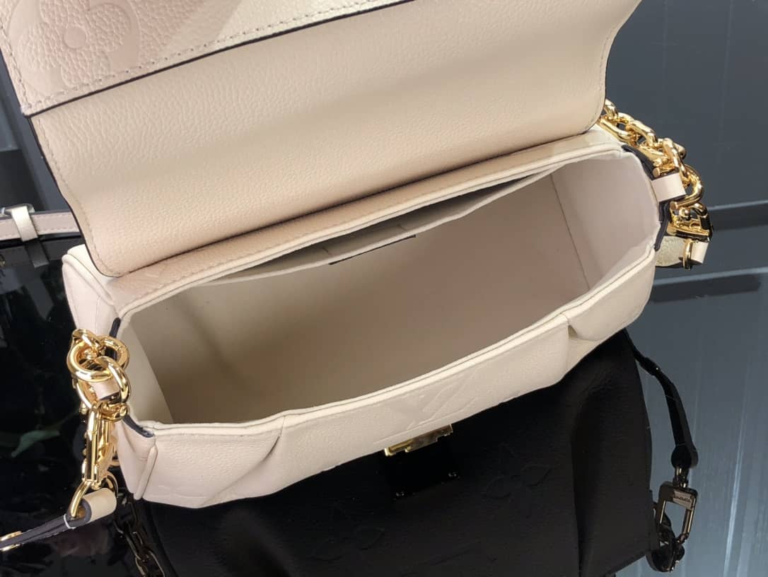 L0vis Vvtt0n Favorite Monogram Empreinte Leather Replica Shoulder Bag Beige M45836