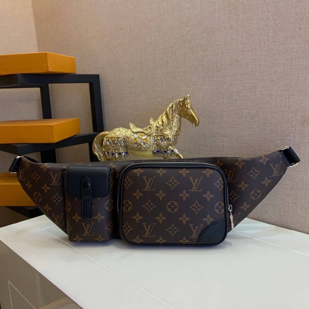 LV Bum Bag Dupe Monogram Macassar Christopher  M45337