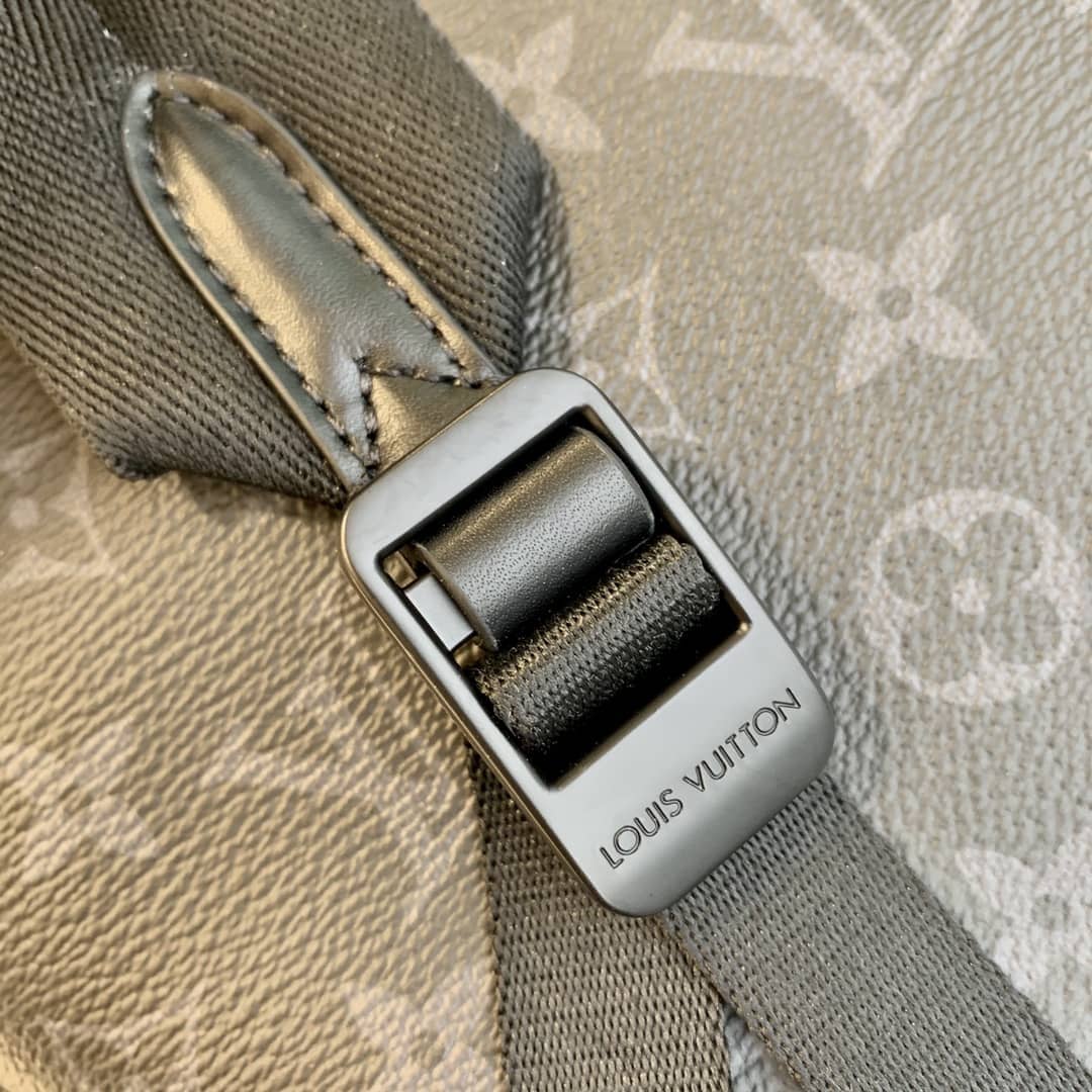 LV Backpack Replica Saumur Monogram Eclipse Canvas Black M45913