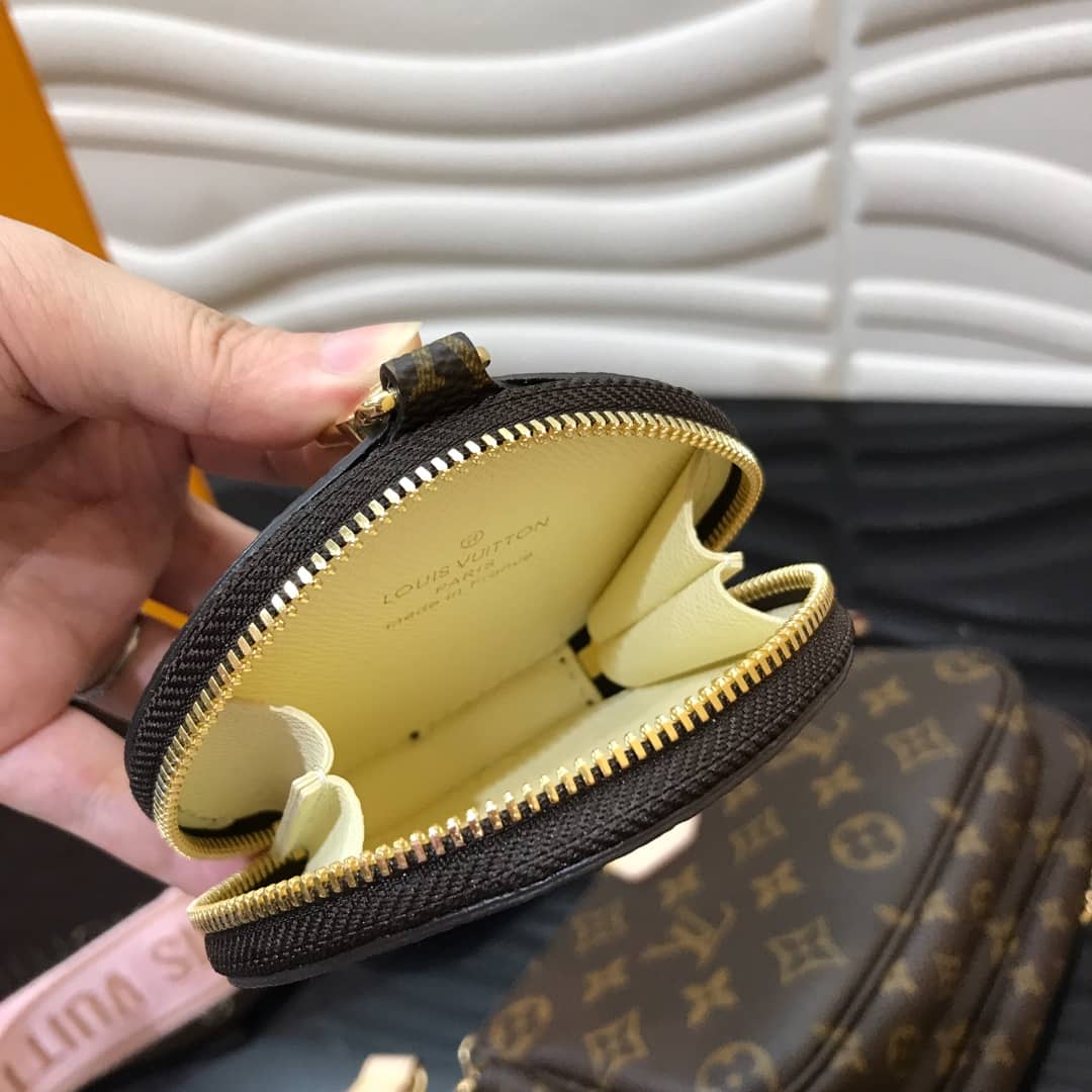 L0vis Vvtt0n Monogram Canvas Multi Pochette Replica Pink M44823