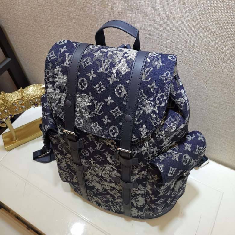 L0vis Vvtt0n Monogram Tapestry Christopher PM Replica Backpack M57280