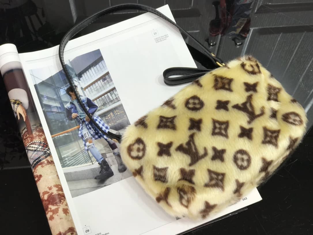 L0vis Vvtt0n Mink Monogram Vision Milla PM Pochette