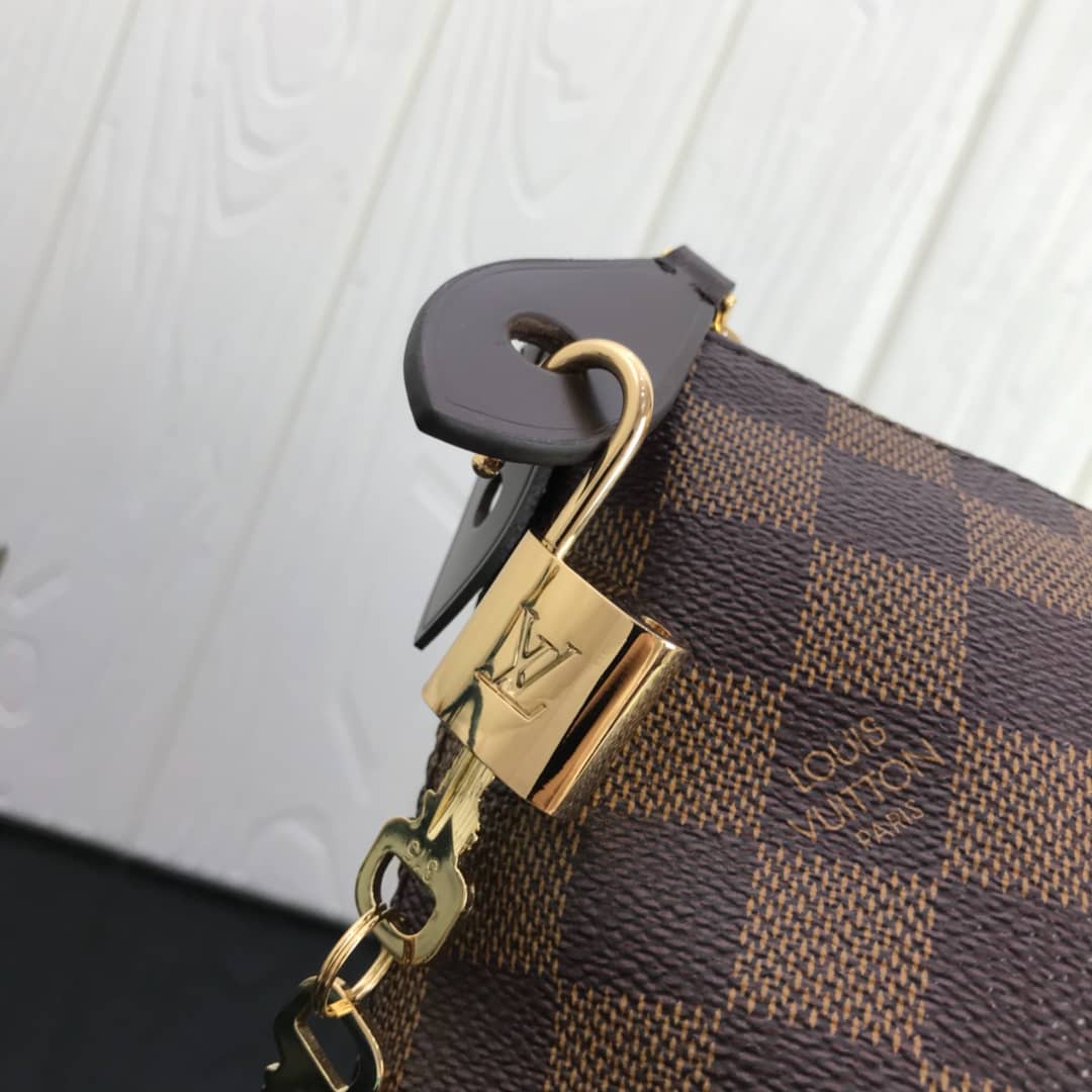 L0vis Vvtt0n Damier Ebene Jena MM Semi Tote Replica Red M42267