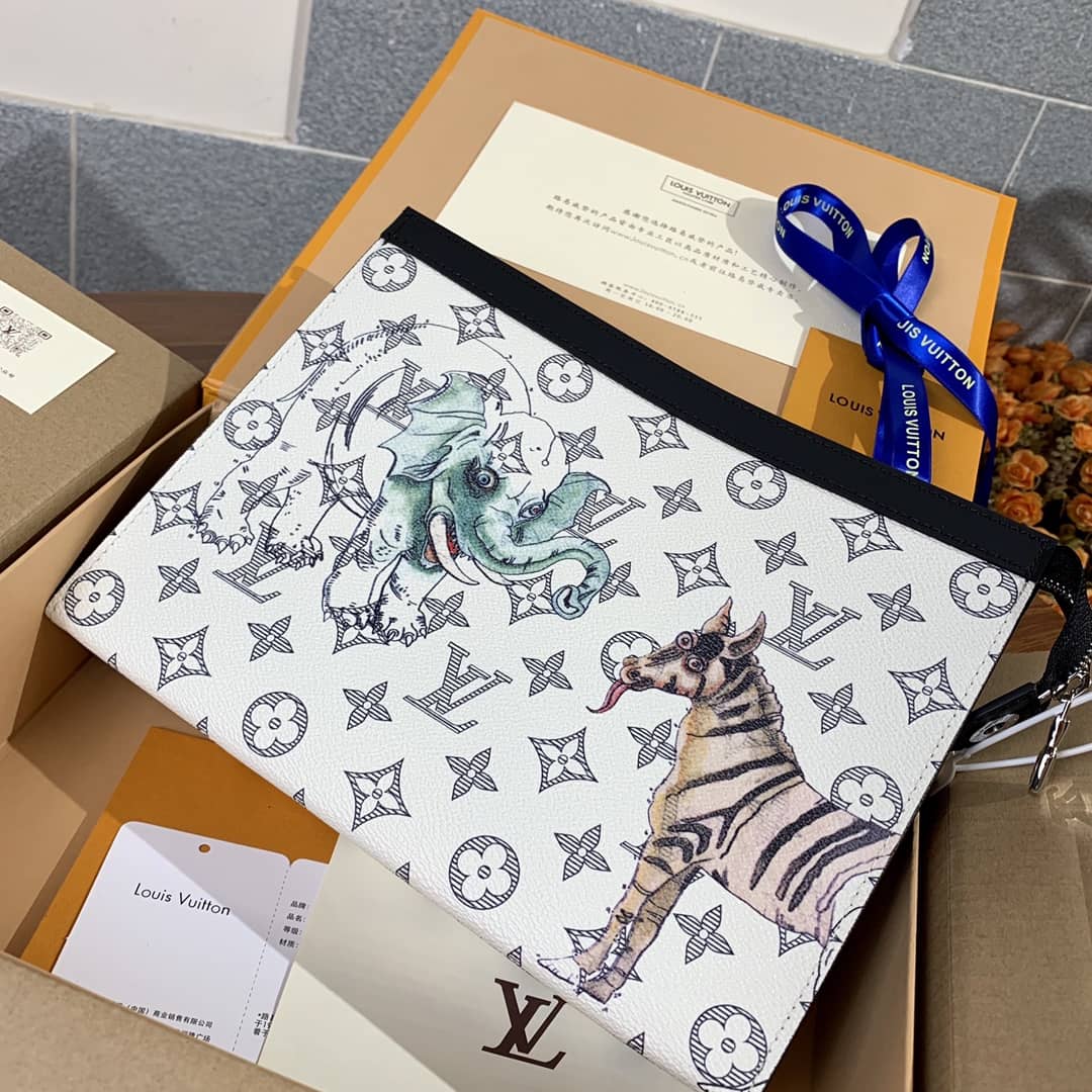 L0vis Vvtt0n Monogram Savane Canvas Replica Pochette Voyage M66929