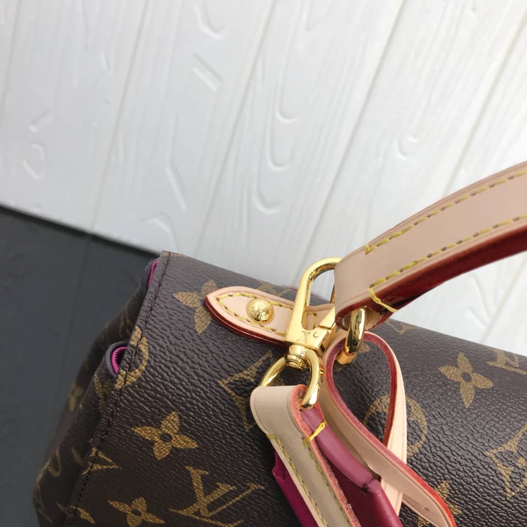 L0vis Vvtt0n Cluny BB Monogram Canvas Shoulder Bag Replica Pink M42738