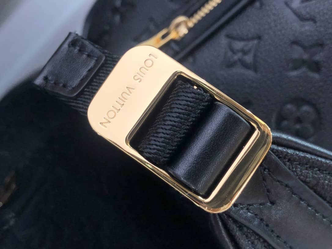 LV Backpack Replica x NBA Basket Grain Leather Monogram Black M57972