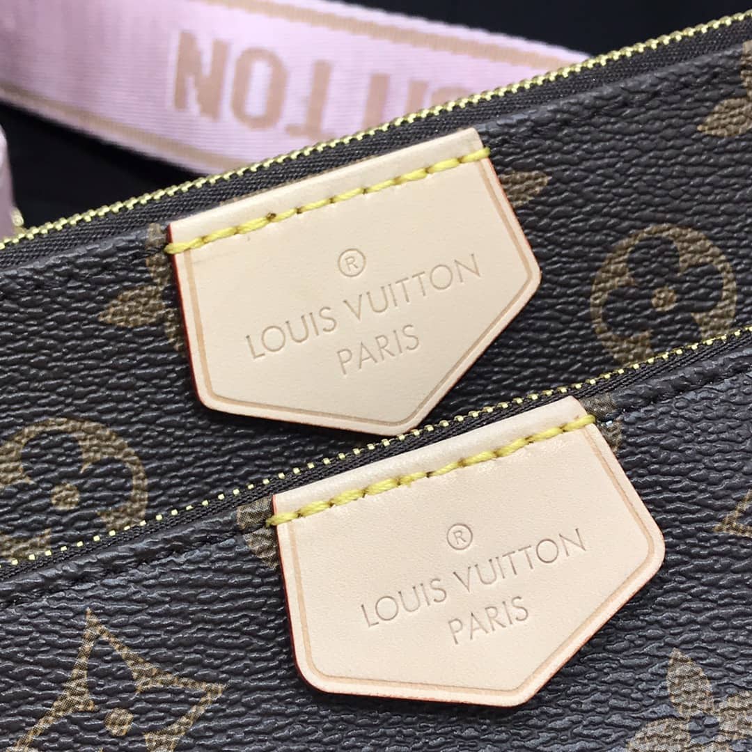 L0vis Vvtt0n Monogram Canvas Multi Pochette Replica Pink M44823