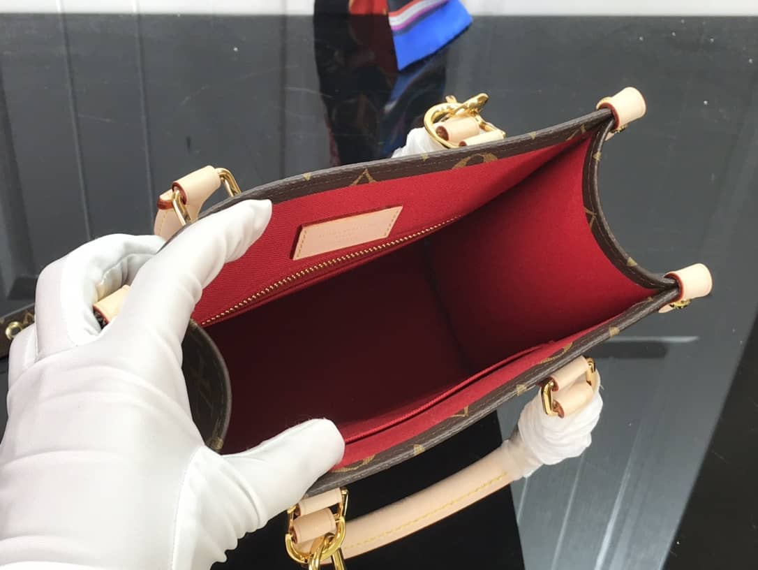 LV Tote Dupe Monogram Sac Plat Petit Tote Replica M45847