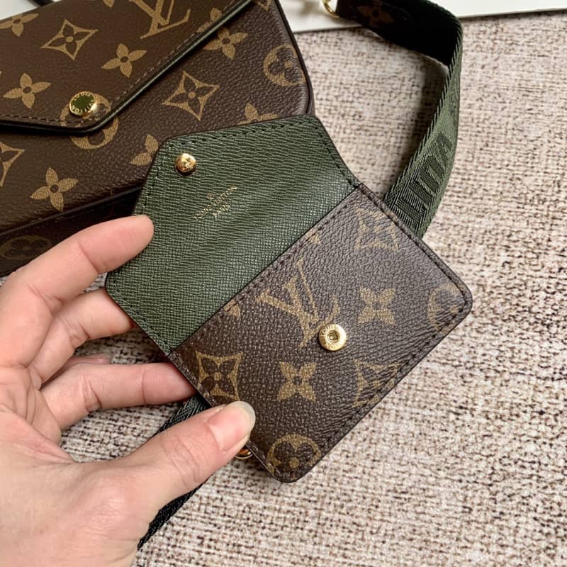 L0vis Vvtt0n Monogram Multi Pochette Félicie Replica Shoulder Bag Green M80091