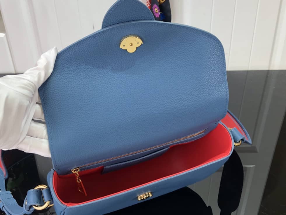 L0vis Vvtt0n Pont 9 Soft MM Grained Calfskin Blue M58967 Replica Crossbody Bag