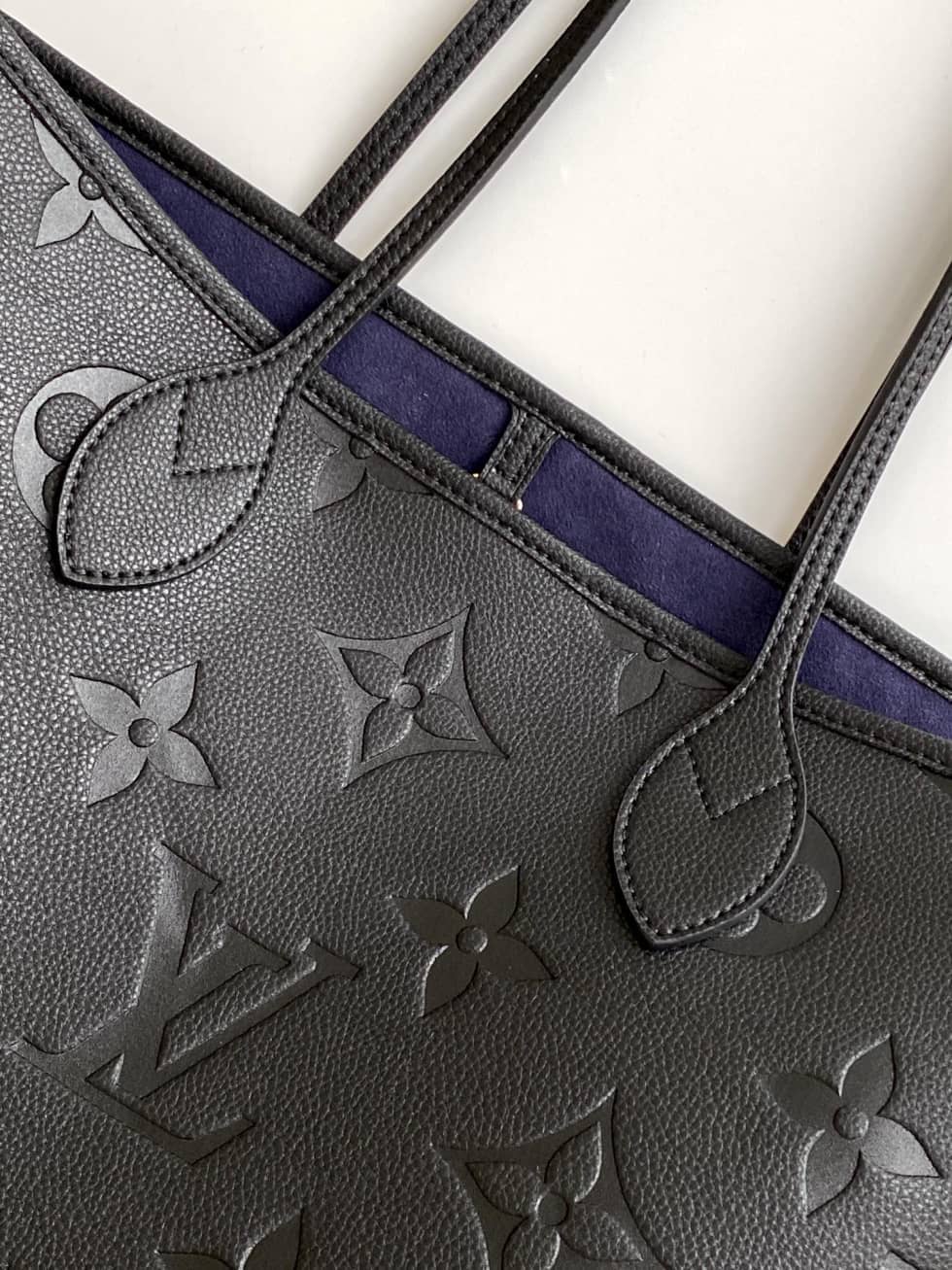 L0vis Vvtt0n Monogram Empreinte Neverfull MM Black M45686 Replica Tote