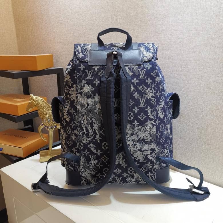 L0vis Vvtt0n Monogram Tapestry Christopher PM Replica Backpack M57280