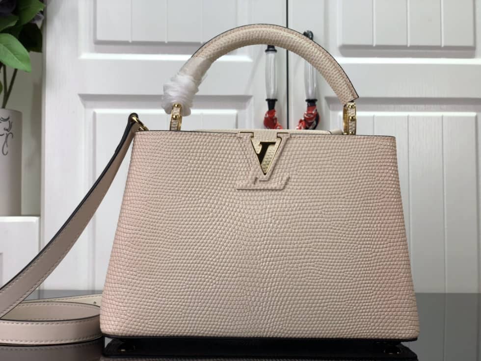 L0vis Vvtt0n Capucines BB Collection Pink N98093 Replica Shoulder Bag