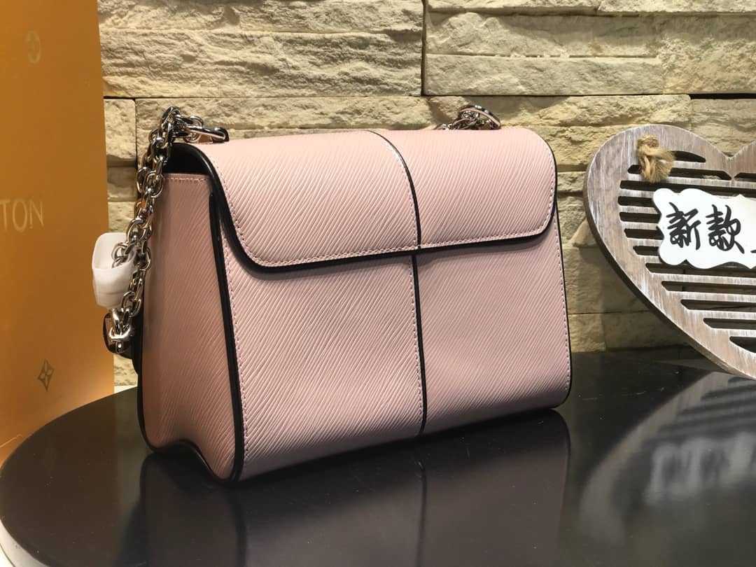 L0vis Vvtt0n Replica Bags Twist PM Epi Leather Replicas Handbag Pink