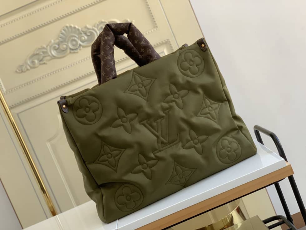 L0vis Vvtt0n Onthego GM Nylon Monogram Pilow Giant Green M59007 Replica Tote