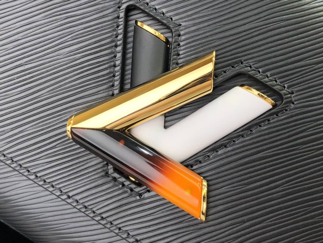 L0vis Vvtt0n Monogram 2Way Leather Twist Replica Handbag Black M58526