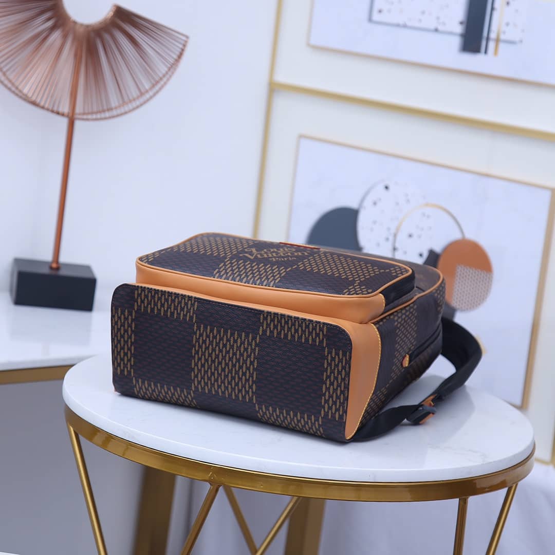 LV Backpack Replica x Nigo Damier Giant Campus N40380