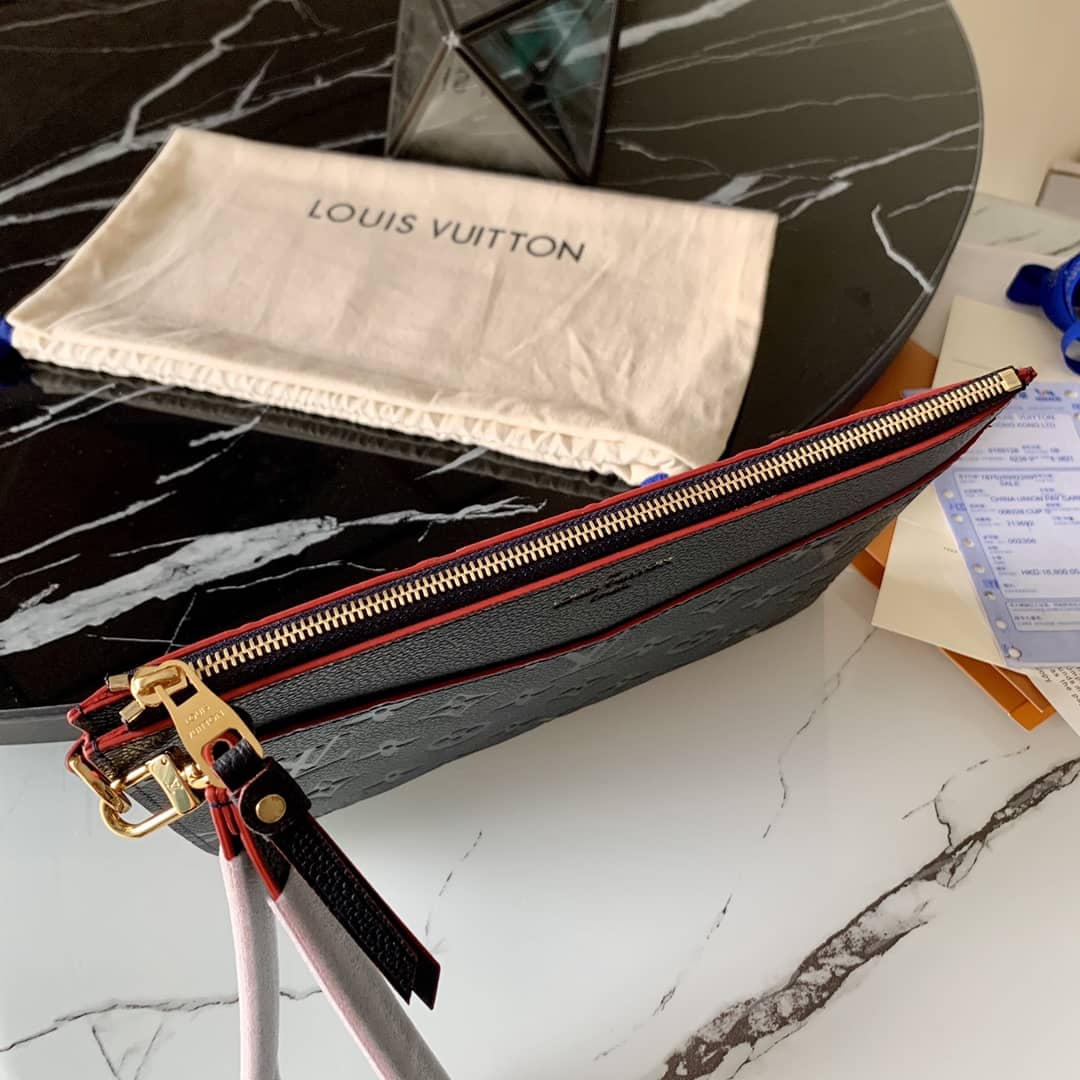 L0vis Vvtt0n Pochette Melanie MM Monogram Empreinte Replica Clutch Blue M68705