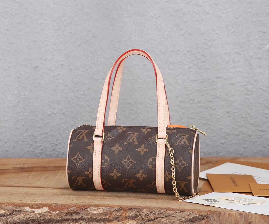L0vis Vvtt0n Monogram Canvas Vintage Papillon 20 Replica Bag M51384