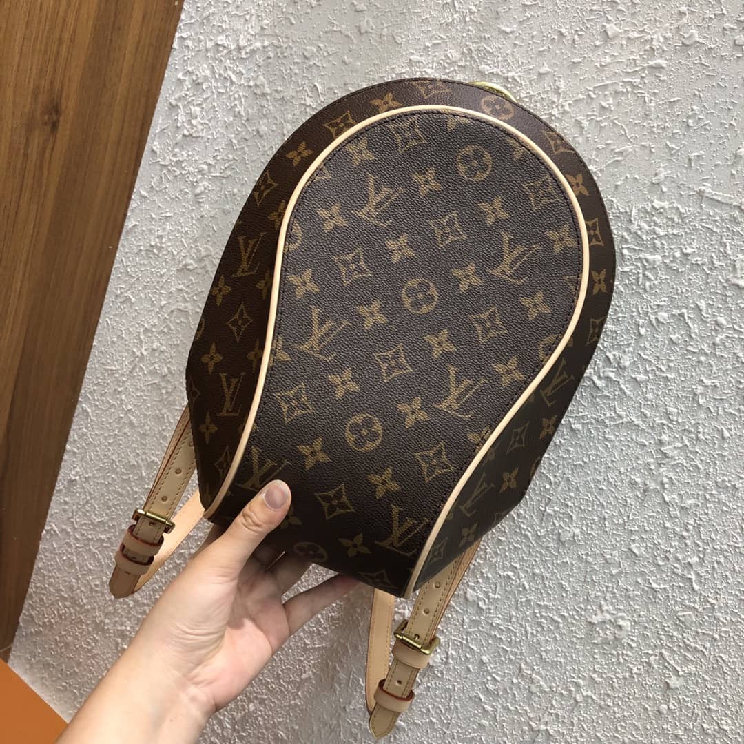 L0vis Vvtt0n Ellipse Monogram Canvas Backpack