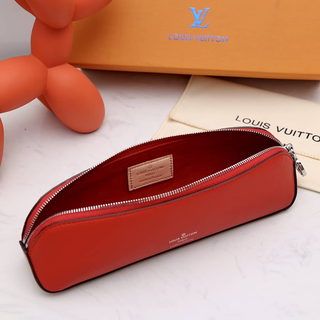 L0vis Vvtt0n Pencil Pouch Elizabeth Monogram Canvas Replica Brown GI0009