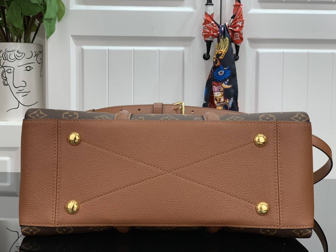 L0vis Vvtt0n Monogram Canvas Soufflot MM Replica Bag M44817