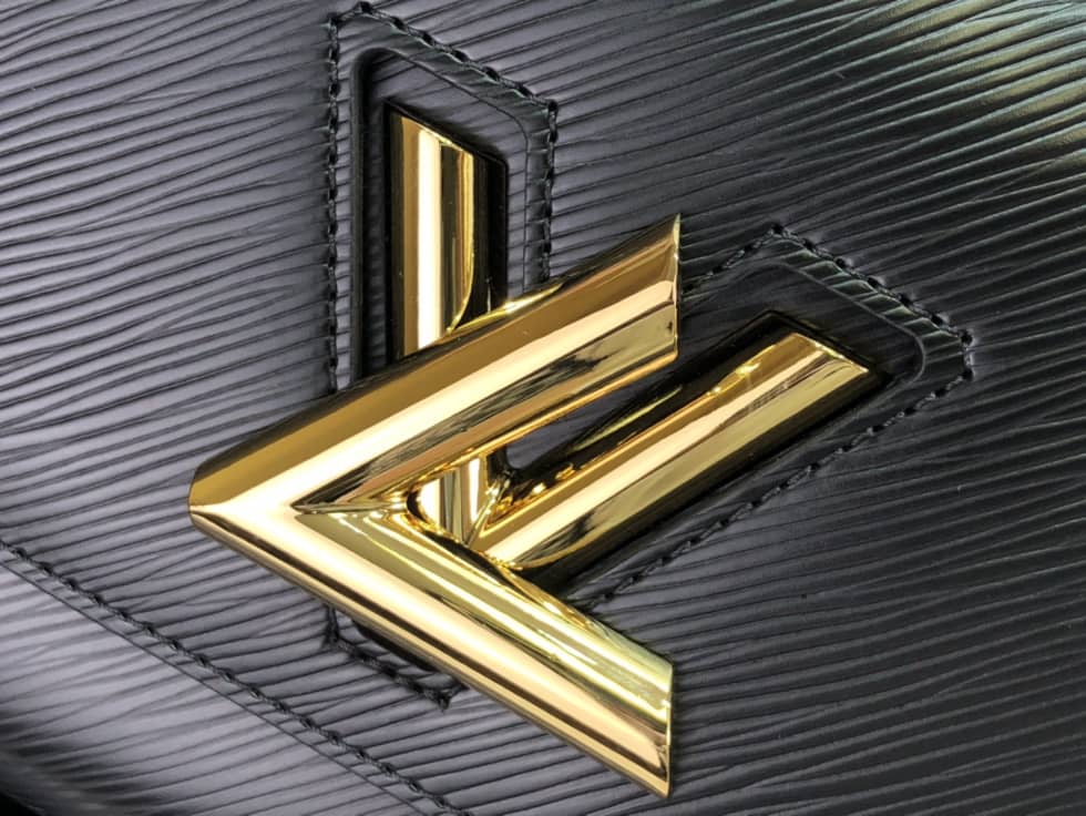 L0vis Vvtt0n Twist MM Epi Grained Leather Black M59402 Replica Crossbody Bag