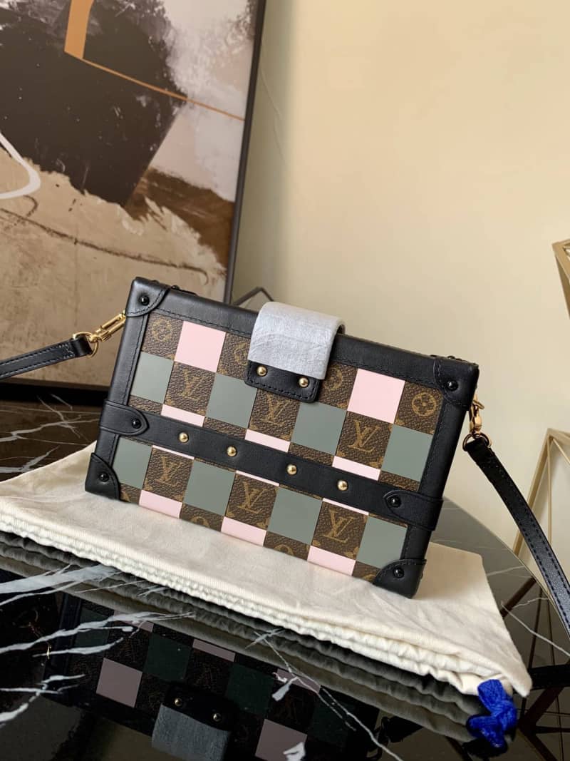 L0vis Vvtt0n Peptite Malle 2 Tone Replica Trunk M55520