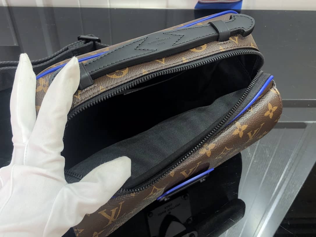 L0vis Vvtt0n Lock Monogram Macassar Canvas Messenger Bag Replica M45806