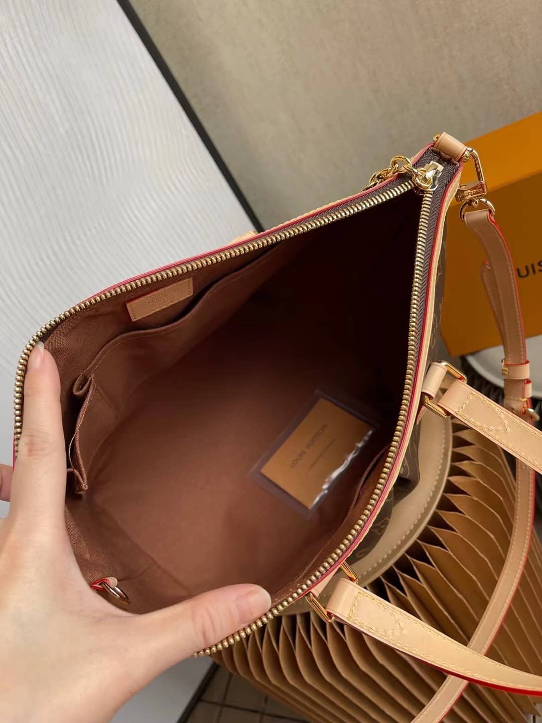 L0vis Vvtt0n Palermo PM Canvas Brown M40145 Replica Shoulder Bag