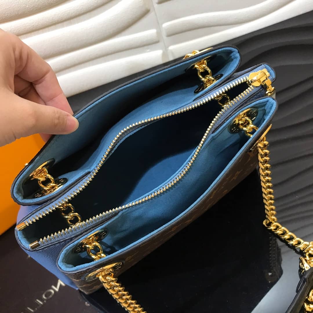 L0vis Vvtt0n BB Surene Chain Shoulder Bag Replica Blue M43777