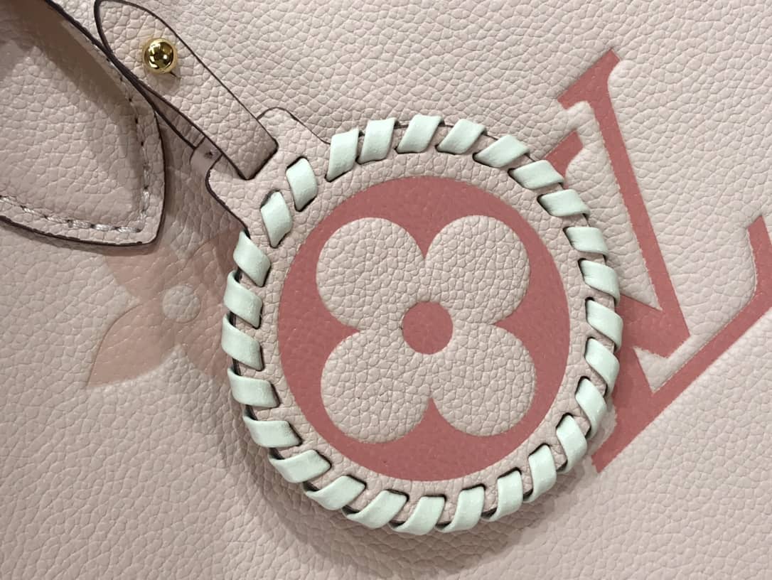 L0vis Vvtt0n On the Go MM Monogram Empreinte Two-way Tote Replica Pink M45717