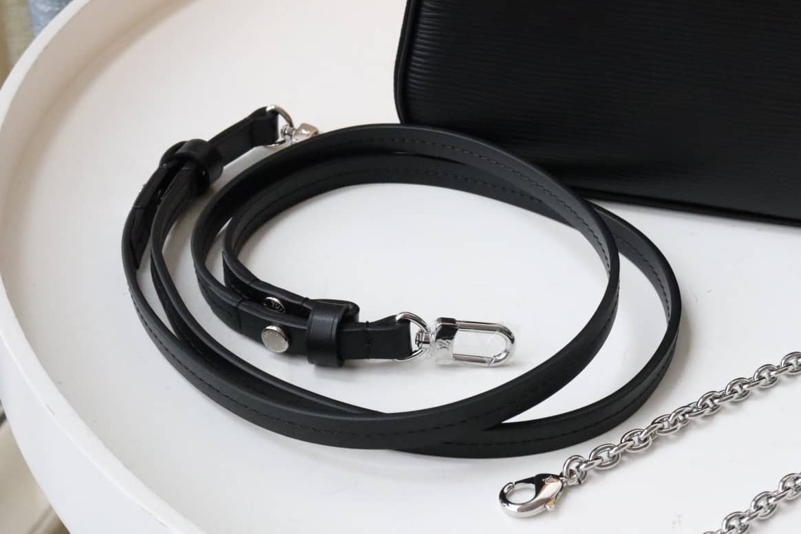 L0vis Vvtt0n Easy Pouch 2way Epi Replica Crossboy Bag Black M80483