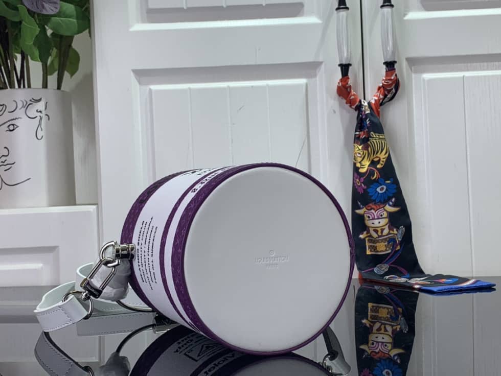 L0vis Vvtt0n Paint Can Purple M81591 Replica Bucket Bag