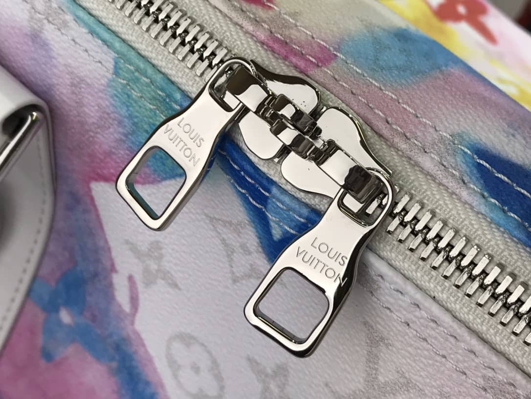 L0vis Vvtt0n Keepall Watercolor Bandouliere 50 Travel Bag Replica Colorful M45758