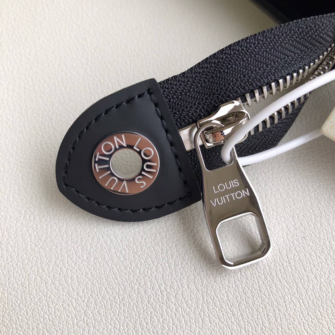 L0vis Vvtt0n Stripe Replica Pochette Voyage MM Damier Graphite Yellow N60107