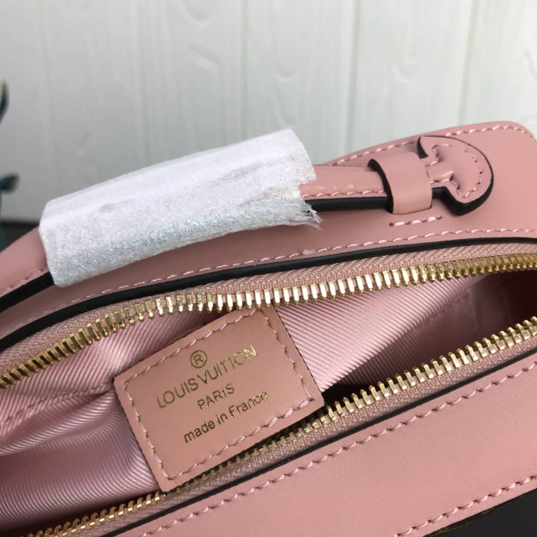 L0vis Vvtt0n Canvas Saintonge Replica Camera Bag Pink M43555