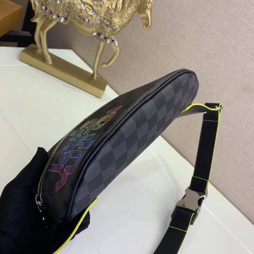 L0vis Vvtt0n Damier Graphite Print Belt Bag Replica N40276