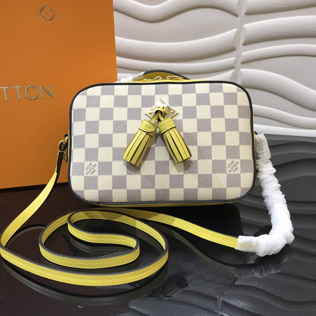 L0vis Vvtt0n Damier Saintonge Replica Camera Bag Yellow N40154