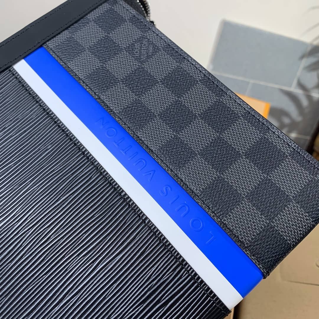 L0vis Vvtt0n Pochette Voyage MM Epi Damier Graphite M56827 Replica
