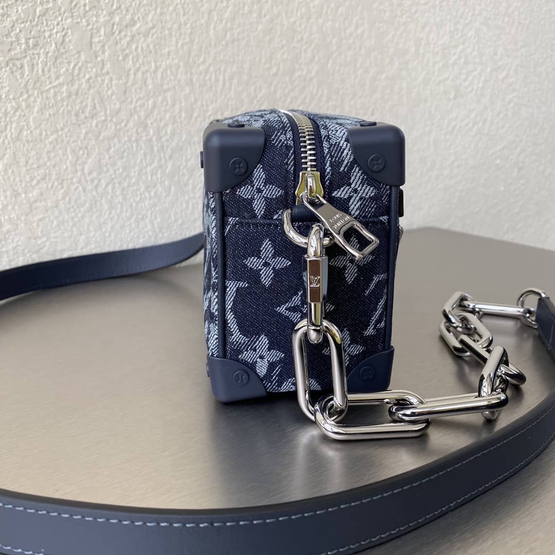 L0vis Vvtt0n Mini Soft Trunk Monogram Tapestry Canvas Replica Bag M80033